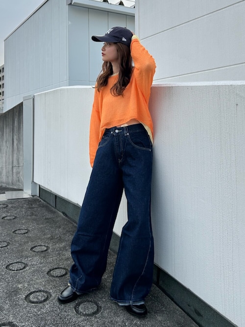 専用！新品Ungridカラーショートニット♡ シアーショートニット（ニット/セーター）｜Ungrid（アングリッド）の