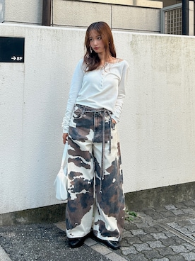 小島菜緒さん(レディース・155cm)の夏コーディネート
