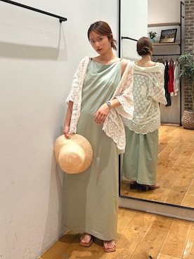 小島菜緒さん(レディース・155cm)の春コーディネート