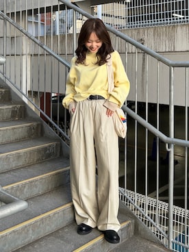 小島菜緒さん（レディース・155cm）の冬コーディネート