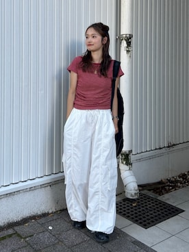 小島菜緒さん(レディース・155cm)の夏コーディネート