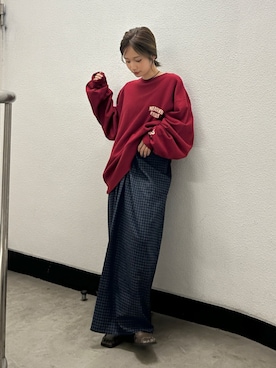 小島菜緒さん(レディース・155cm)の秋コーディネート