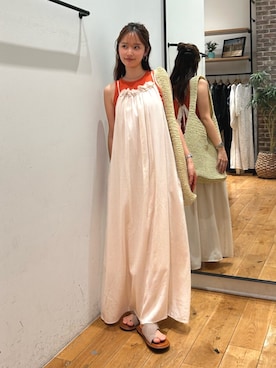 小島菜緒さん（レディース・155cm）の夏コーディネート