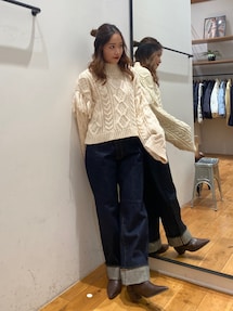 Ungrid - Ungrid☆レースアップケーブルニット☆新品タグ付 Ungrid ニット セーター レースアップケーブルニット レディース