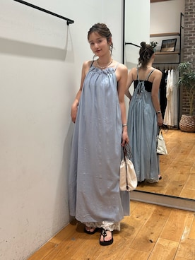 小島菜緒さん（レディース・155cm）の夏コーディネート