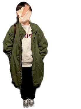 「M65」｜まろさん（レディース・156cm）の春コーディネート