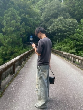 「アイテム（デジタル腕時計）」を使った、こうしさん（メンズ・180cm・20代）の夏コーディネート