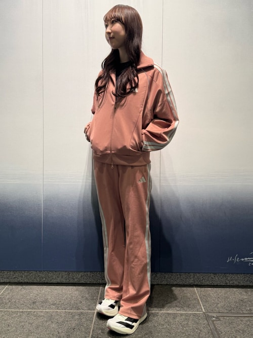 ☆人気　adidas ジャージ　トラックパンツ　ブラウン×ピンク　XS セール】STADIUM CHROME トラック パンツ / アディダス adidas