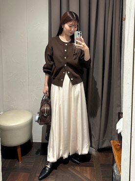 「RIVE DROITE（リヴドロワ）のアイテム（その他シューズ）」を使った、rdmanamiさん（骨格ストレート・レディース・160cm）の秋コーディネート