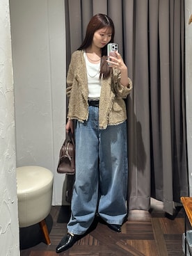 「RIVE DROITE（リヴドロワ）のアイテム（その他シューズ）」を使った、rdmanamiさん（骨格ストレート・レディース・160cm）の秋コーディネート