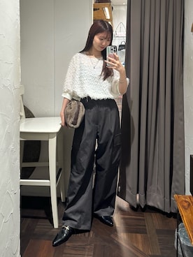 「アイテム（カーゴパンツ）」を使った、rdmanamiさん（レディース・160cm）の秋コーディネート
