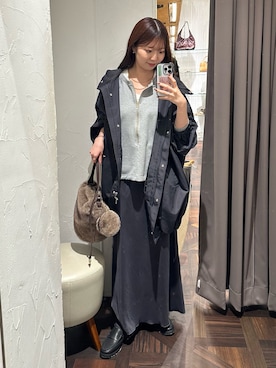 「アイテム（その他アウター）」を使った、rdmanamiさん（骨格ストレート・レディース・160cm）の秋コーディネート