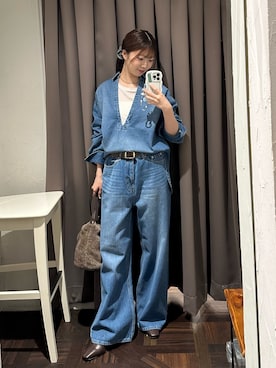 「RIVE DROITE（リヴドロワ）のアイテム（パンツ）」を使った、rdmanamiさん（骨格ストレート・レディース・160cm）の秋コーディネート