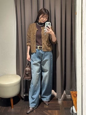 「アイテム（ボストンバッグ）」を使った、rdmanamiさん（レディース・160cm）の秋コーディネート