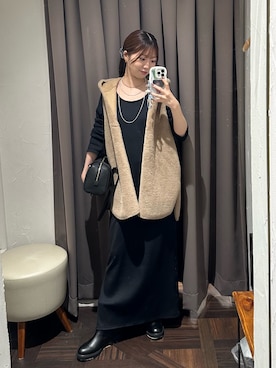「アイテム（その他アウター）」を使った、rdmanamiさん（レディース・160cm）の秋コーディネート
