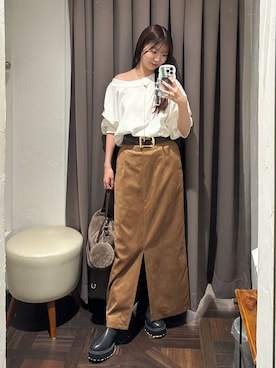 「RIVE DROITE（リヴドロワ）のアイテム（スウェット）」を使った、rdmanamiさん（骨格ストレート・レディース・160cm）の秋コーディネート