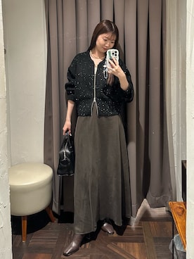 「アイテム（チョーカー）」を使った、rdmanamiさん（レディース・160cm）の秋コーディネート