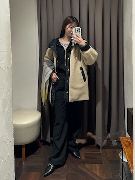 「アイテム（その他アウター）」を使った、rdmanamiさん（レディース・160cm）の秋コーディネート