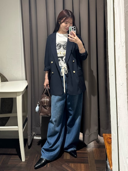 季節の変わり目に/接触冷感】ニットジャケット（テーラード