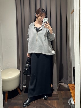 「RIVE DROITE（リヴドロワ）のアイテム（スウェット）」を使った、rdmanamiさん（骨格ストレート・レディース・160cm）の秋コーディネート