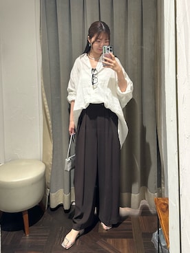 「アイテム（サンダル）」を使った、rdmanamiさん（レディース・160cm）の夏コーディネート