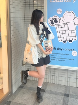 「Lattice（Lattice）のアイテム」を使った、kaede.さん（レディース・170cm）の夏コーディネート