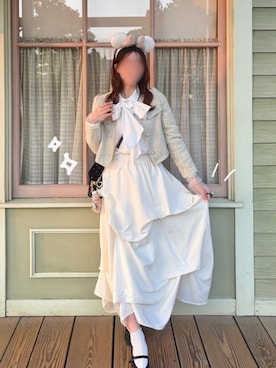 「one after another NICE CLAUP（ワンアフターアナザーナイスクラップ）のアイテム」を使った、kaede.さん（レディース・170cm）の春コーディネート