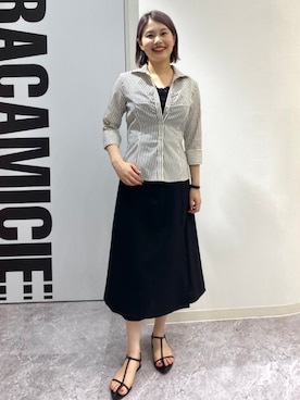 「NARACAMICIE（ナラカミーチェ）のアイテム」を使った、naracamicie1さん（レディース・160cm）の夏コーディネート