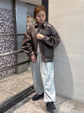 瑞慶覧佑圭さん（レディース・152cm）の春コーディネート