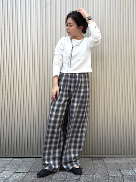 「Ungrid（アングリッド）のアイテム（アクセサリー）」を使った、瑞慶覧佑圭さん（レディース・152cm）の夏コーディネート