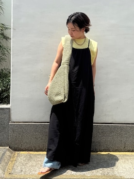 「Ungrid（アングリッド）のアイテム」を使った、瑞慶覧佑圭さん（骨格ストレート・レディース・152cm）の夏コーディネート