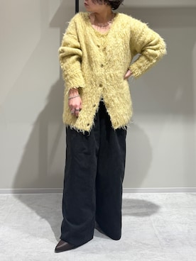 「Ungrid（アングリッド）のアイテム（カーディガン/ボレロ）」を使った、瑞慶覧佑圭さん（レディース・152cm）の秋コーディネート