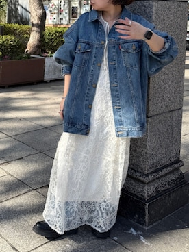 瑞慶覧佑圭さん（レディース・152cm）の冬コーディネート