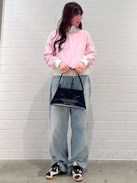 「アイテム（ジャージ）」を使った、YTさん（レディース・163cm）の秋コーディネート