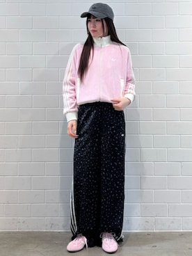 「adidas（アディダス）のアイテム（帽子）」を使った、YTさん（レディース・163cm）の春コーディネート