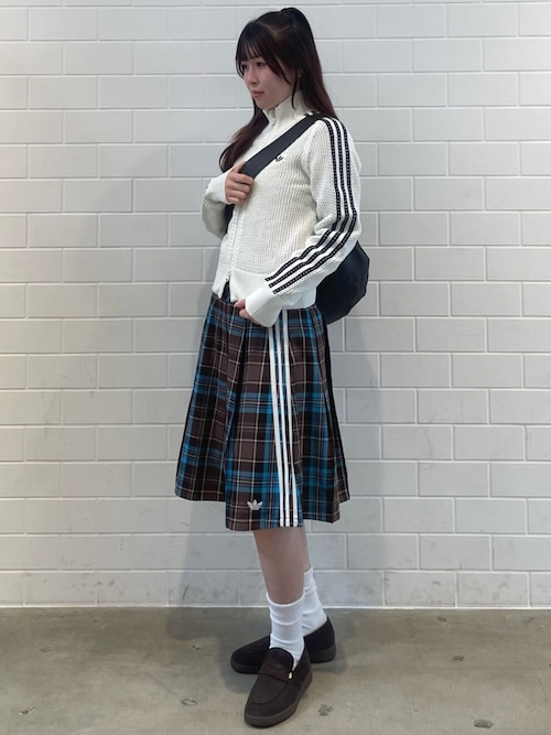 adidas（アディダス） スカート プリーツ チェック スカート