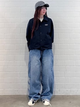 「adidas（アディダス）のアイテム（帽子）」を使った、YTさん（レディース・163cm）の春コーディネート