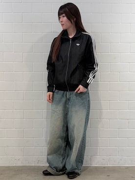 「adidas（アディダス）のトーキョ― シューズ / Tokyo Shoes / トーキョー スニーカー / アディダスオリジナルス adidas Originals（スニーカー、ブラック系）」を使った、YTさん（レディース・163cm）の春コーディネート