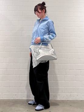 「アイテム（ジャージ）」を使った、YTさん（レディース・163cm）の秋コーディネート