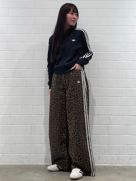 「アイテム（ジャージ）」を使った、YTさん（レディース・163cm）の冬コーディネート