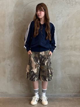 「adidas（アディダス）のスーパースター ビンテージ / Superstar Vintage（シューズ）」を使った、YTさん（レディース・163cm）の夏コーディネート
