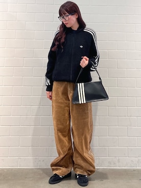 「アイテム（ジャージ）」を使った、YTさん（レディース・163cm）の秋コーディネート