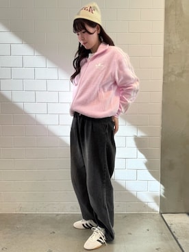 「アイテム（ジャージ）」を使った、YTさん（レディース・163cm）の秋コーディネート