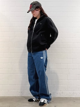 「アイテム（ナイロンジャケット）」を使った、YTさん（レディース・163cm）の秋コーディネート