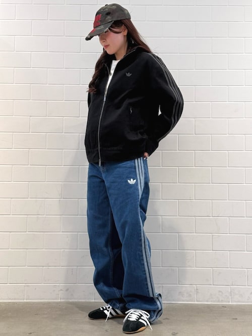 アディダス　アディカラー　ファイヤーバードデニムパンツ adidas｜【公式】アディダス adidas アディカラー デニム ファイヤー