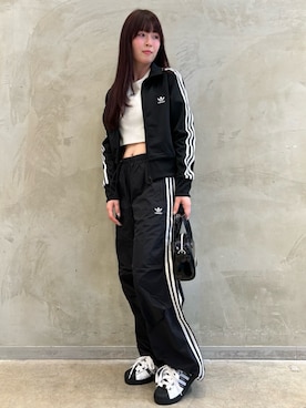 「アイテム（ジャージ）」を使った、YTさん（レディース・163cm）の夏コーディネート