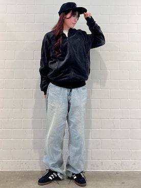 「アイテム（ジャージ）」を使った、YTさん（レディース・163cm）の秋コーディネート