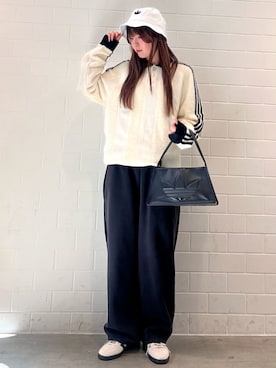 「アイテム（ビジネスシャツ）」を使った、YTさん（レディース・163cm）の秋コーディネート