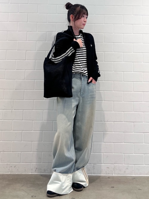 ビンテージ ワイドレッグ ジーンズ / アディダスオリジナルス adidas