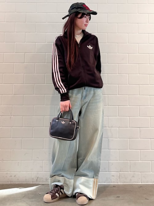ビンテージ ワイドレッグ ジーンズ / アディダスオリジナルス adidas